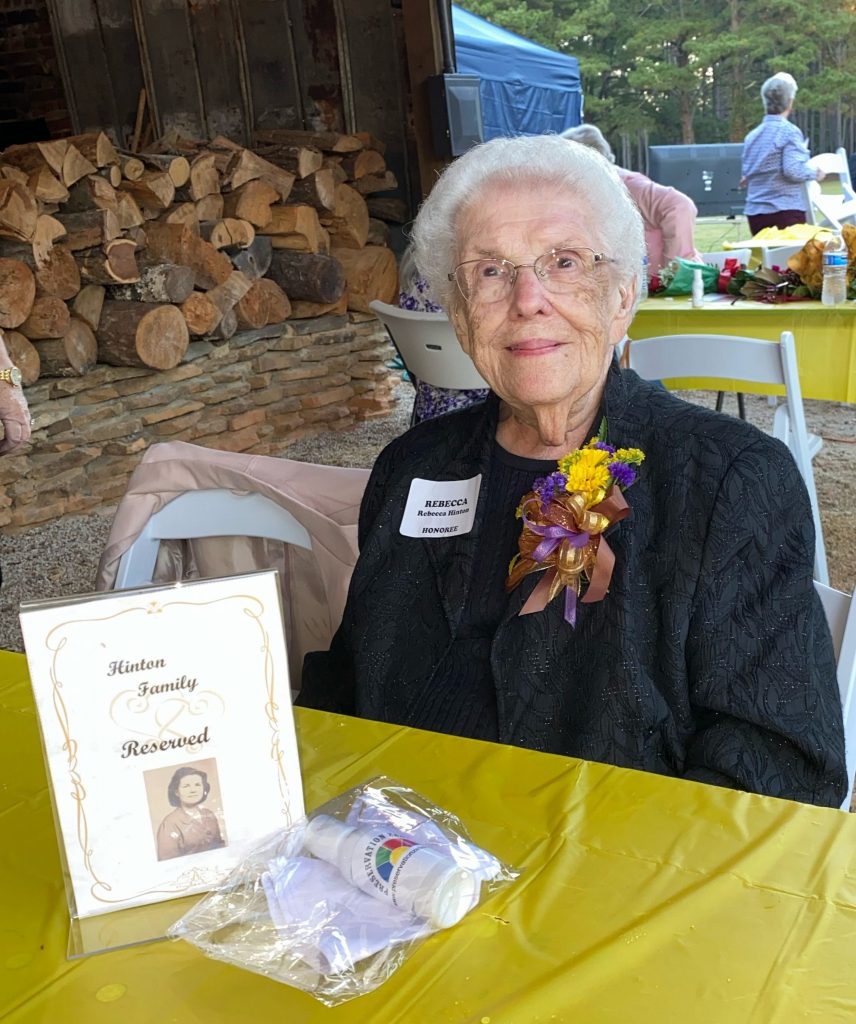 Rebecca Horton Hinton Merit Award 2020 and Memory Project Focus